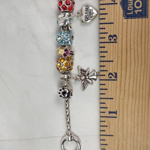 Pandora-style Charm Bracelet - Picture 3 of 4